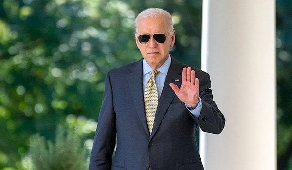 Joe Biden exits the Oval Office to deliver remarks on the August Jobs Report, Friday, Sept. 1, 2023, in the Rose Garden of the White House. (Official White House photo by Adam Schultz)