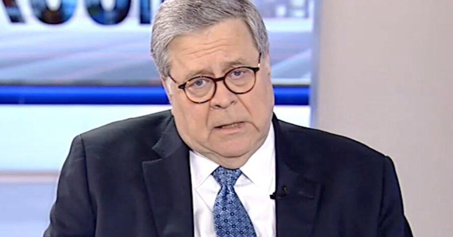 Former U.S. Attorney General Bill Barr (Video screenshot)