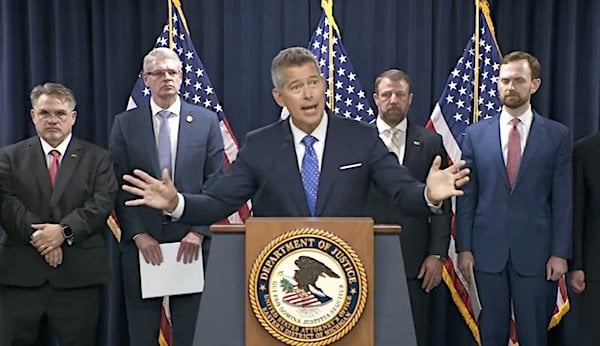 U.S. Transportation Secretary Sean Duffy (Video screenshot)