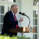 President Donald Trump hosts a Rose Garden Club lunch, Tuesday, Oct. 21, 2025, in the White House Rose Garden. (Official White House photo by Abe McNatt)
