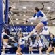 Air Force's Ashley Bible spikes the ball during a game against Fresno State University at the U.S. Air Force Academy, Colorado Springs, Colorado, Thursday, Oct. 17, 2024. (U.S. Air Force photo by Trevor Cokley)