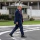 President Donald J. Trump boards Marine One on the South Lawn of the White House, Saturday, Sept. 26, 2026, en route Joint Base Andrews for a trip to Knoxville, Tennessee. (Official White House photo by Molly Riley)